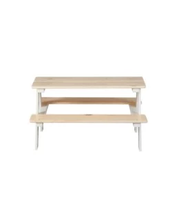 SET TAVOLO CON PANCHE IN PINO MASSELLO, 90X82X50 CM